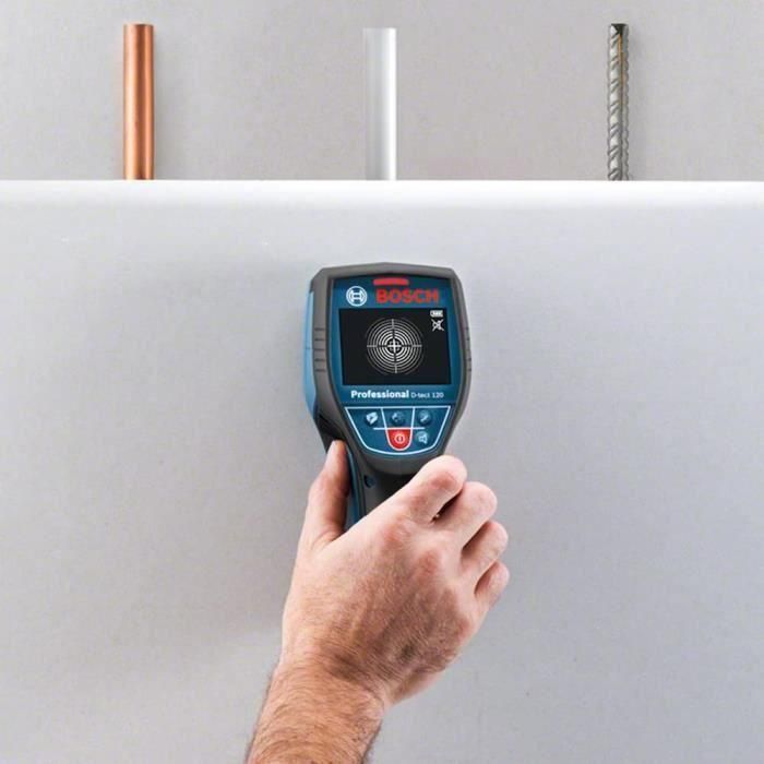 Bosch Professional D-Tech Wall Detector 120 + Cubierta 4 Bosch Professional D-Tech Wall Detector 120 + Cubierta 4