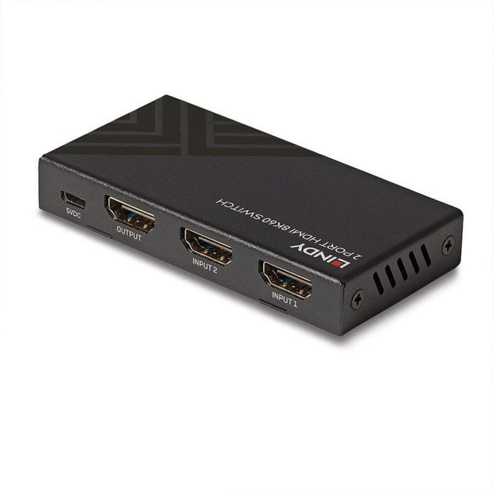 Conmutador KVM con 2 Puertos LINDY 8K60 38337 2 Conmutador KVM con 2 Puertos LINDY 8K60 38337 2