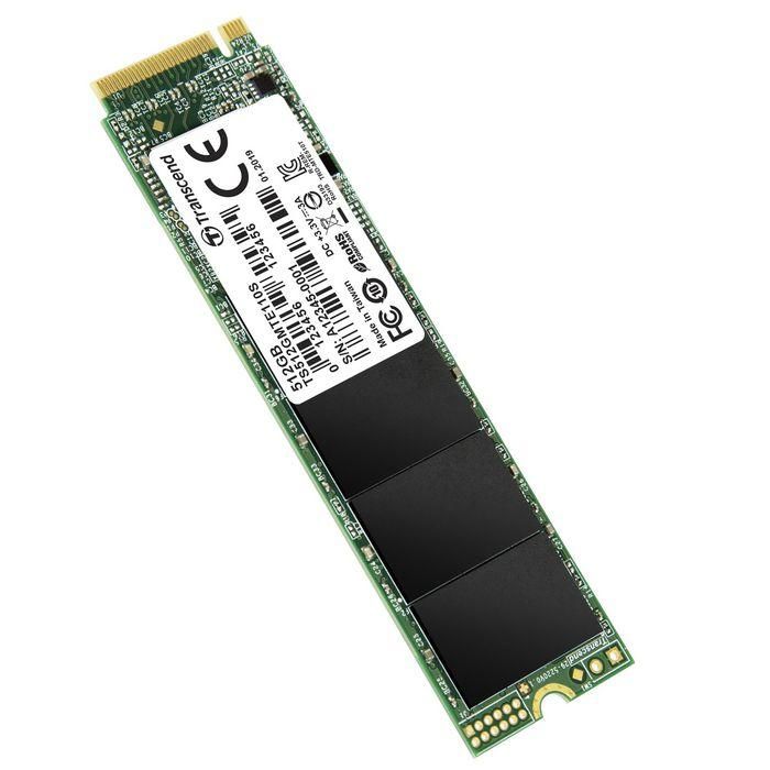 Transcend SSD 512GB M.2 2280 PCIe Gen3x4 3D TLC NVMe Unidad de Estado Sólido 2