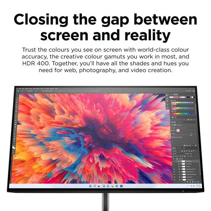 HP Z24q G3 Monitor 23.8" QHD (2560x1440) IPS 5ms HDMI DisplayPort VESA Pivot Plata 22 HP Z24q G3 Monitor 23.8" QHD (2560x1440) IPS 5ms HDMI DisplayPort VESA Pivot Plata 22