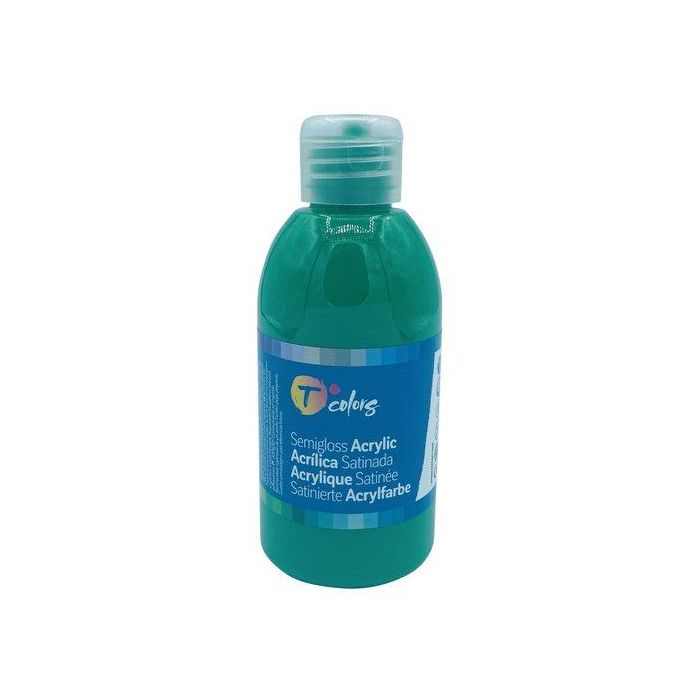 Pintura Acrilica Tcolors 250 Ml (Botella) Verde