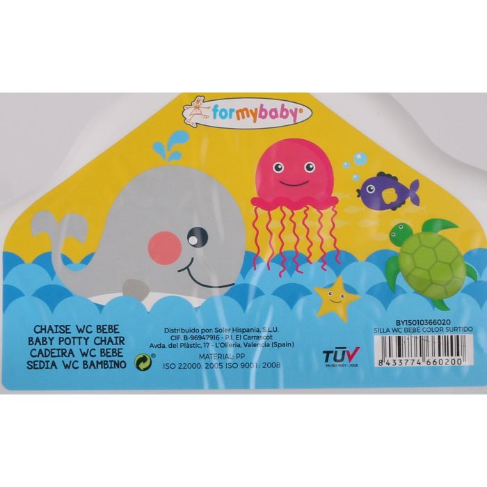 Formybaby Silla WC Bebé Color Surtido 32x35x32 cm (12 Unidades) 1