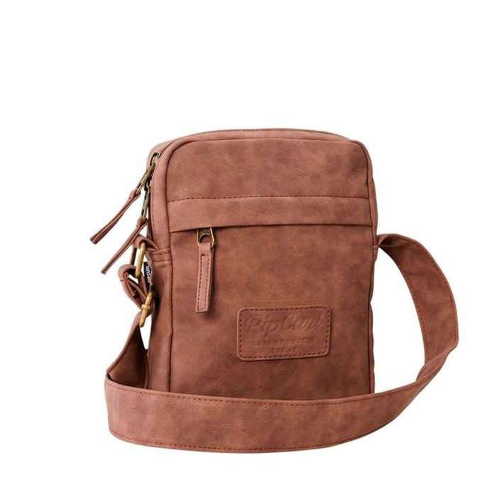 Bolso Bandolera Rip Curl Classic Leazard No Idea Pouch Marrón 2