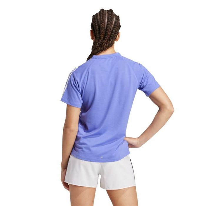 Camiseta de Manga Corta Mujer Adidas Own The Run 3 Bandas 3