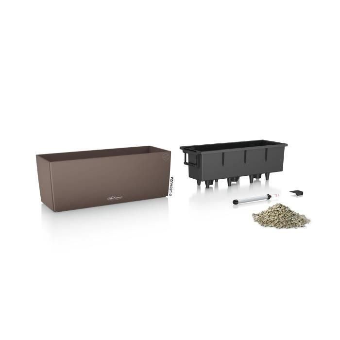 Kit de Plantación en Maceta - LECHUZA - BALCONERA 50 - Polipropileno - Marrón - Interior y Exterior 1