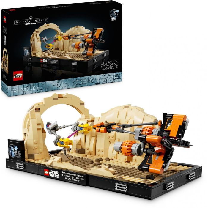 LEGO 75380 Star Wars Mos Espa Podracer Race Diorama Nave Espacial 14