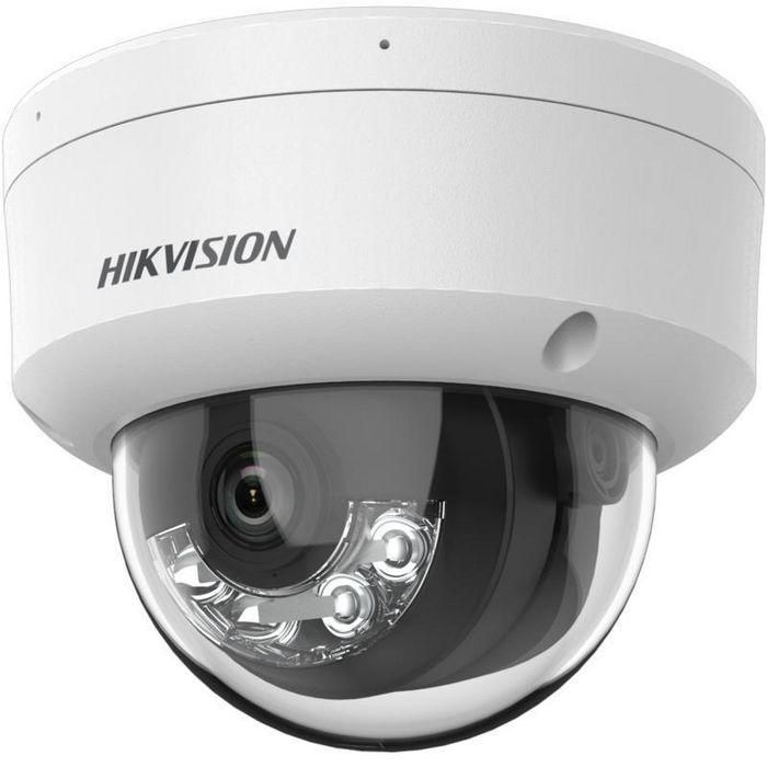 Hikvision Cámara IP minidomo 2M 2.8mm Smart Hybrid Light IK08 IP67 12V/PoE. Luz híbrida 30m, micrófono 1 Hikvision Cámara IP minidomo 2M 2.8mm Smart Hybrid Light IK08 IP67 12V/PoE. Luz híbrida 30m, micrófono 1