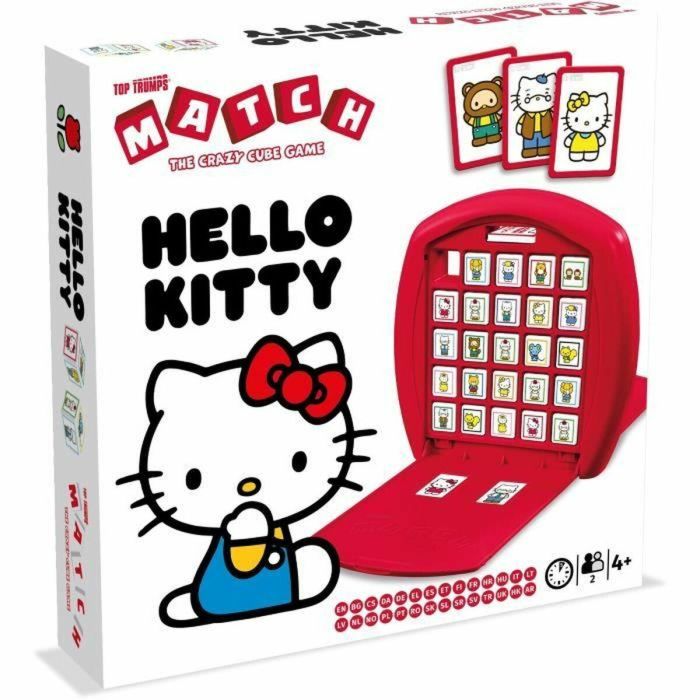 Juego de mesa - MOVIMIENTOS GANADORES - Combina Hello Kitty - Alinea 5 cubos idénticos para ganar