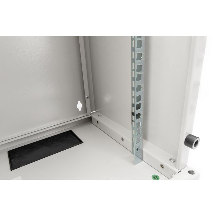 Digitus Armario Mural Compacto 9HE 254mm (10") con Puerta de Cristal, Acero, IP20, Gris - 312x300mm 5 Digitus Armario Mural Compacto 9HE 254mm (10") con Puerta de Cristal, Acero, IP20, Gris - 312x300mm 5