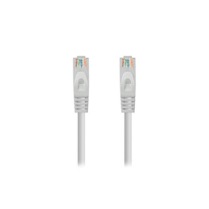 Nanocable 10.20.1300 Cable de Red Latiguillo RJ45 UTP Cat.6 50cm Gris, Libre de Halógenos LSZH, OFC AWG24