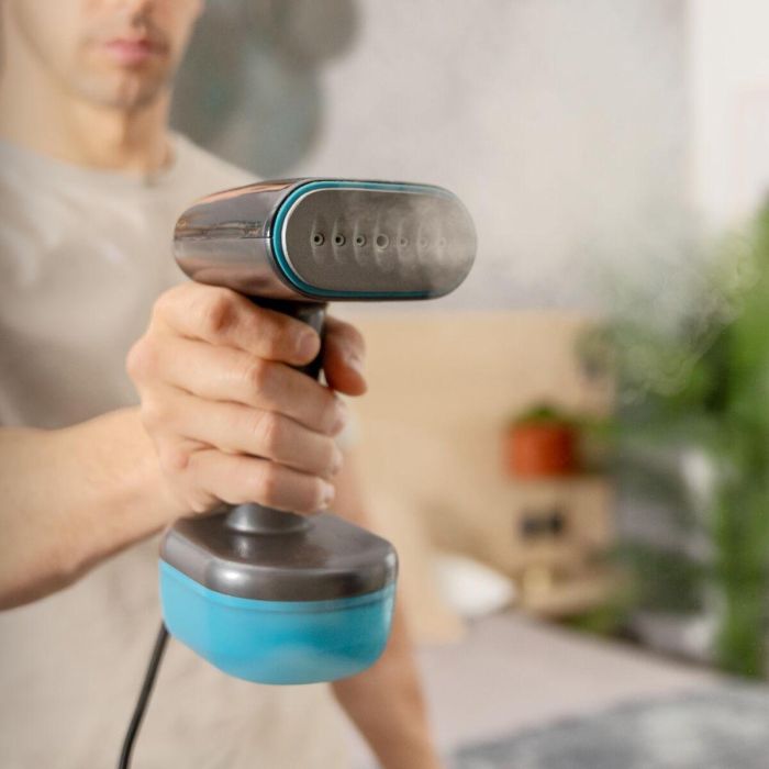 Cecotec 08508 Estación Plancha Vapor 1800W Suela Cerámica Turbo Slide 35g/min Antigoteo Autoapagado Azul Gris 17