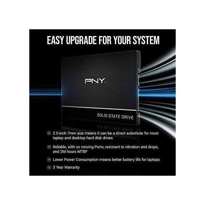 PNY - CS900 SATA - Unidad SSD - 2,5 - 500 GB 5 PNY - CS900 SATA - Unidad SSD - 2,5 - 500 GB 5