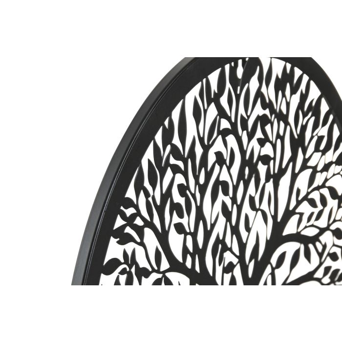 Decoracion Pared Shabby DKD Home Decor Negro 1 x 40 x 40 cm (4 Unidades) 1 Decoracion Pared Shabby DKD Home Decor Negro 1 x 40 x 40 cm (4 Unidades) 1