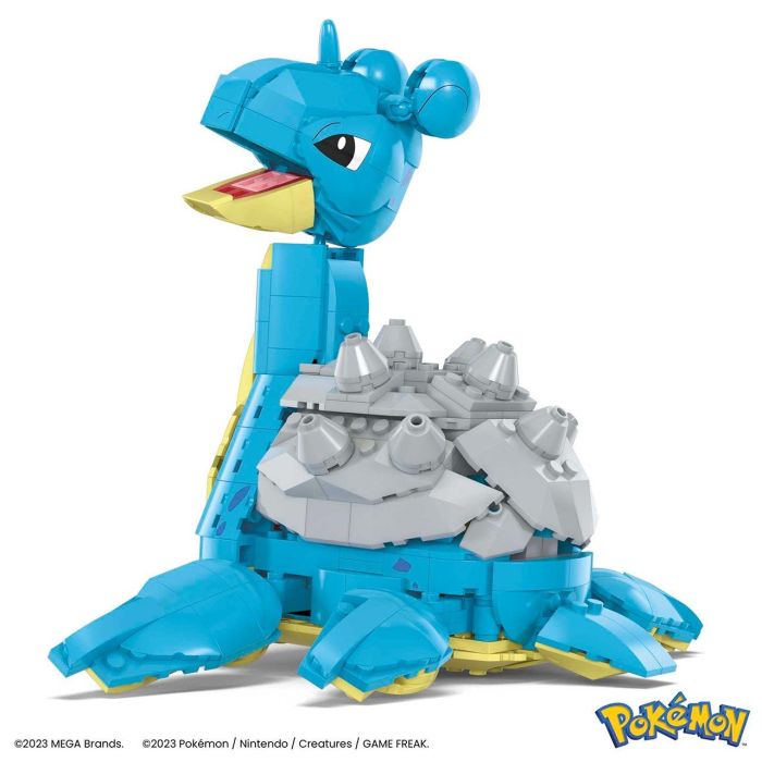 Mega Construx HKT26 Pokémon Lapras Figura de Construcción Articulada, Set de Bloques Armables Coleccionable para Niños +8 años 1 Mega Construx HKT26 Pokémon Lapras Figura de Construcción Articulada, Set de Bloques Armables Coleccionable para Niños +8 años 1