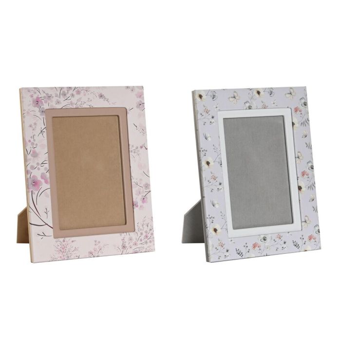Marco Foto 10X15 Tradicional DKD Home Decor Rosa Palo Gris 2 x 21.5 x 16.5 cm (2 Unidades) Marco Foto 10X15 Tradicional DKD Home Decor Rosa Palo Gris 2 x 21.5 x 16.5 cm (2 Unidades)
