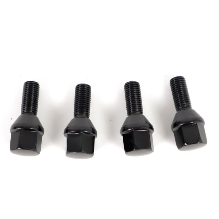 Omp OMPS09551201 Juego De 4 Tornillos M12x1.5 Conico Largo 28 mm Llave 19 Color Negro Din 10.9 2
