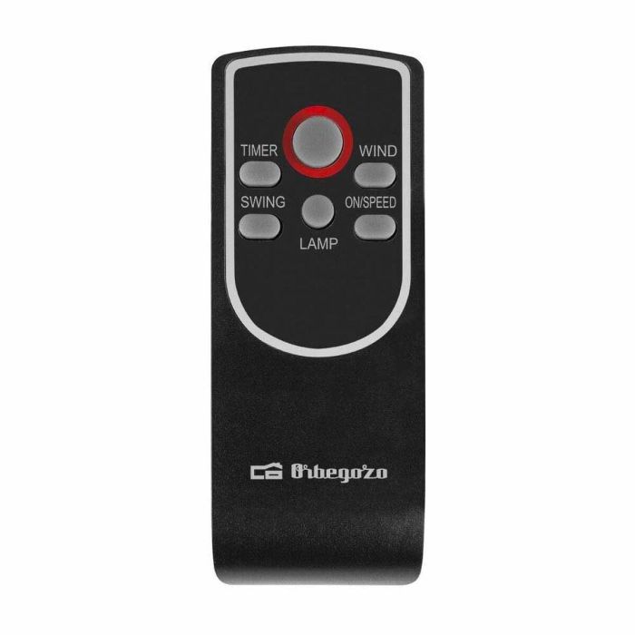 Orbegozo SF 0346 Ventilador de Pie 80W, 5 Aspas 45cm, 3 Velocidades, Temporizador 7.5h, 3 Modos, Mando a Distancia 5