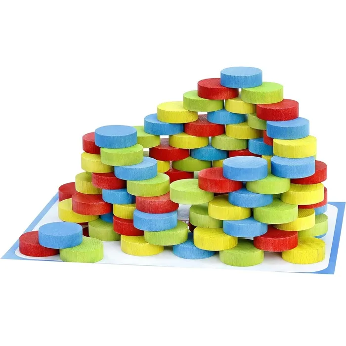 Jeujura 100 Piezas JEU3225280846002 Juego de Habilidad y Lógica con Discos y Tapetes Reglas de Juego Incluidas 3 Jeujura 100 Piezas JEU3225280846002 Juego de Habilidad y Lógica con Discos y Tapetes Reglas de Juego Incluidas 3