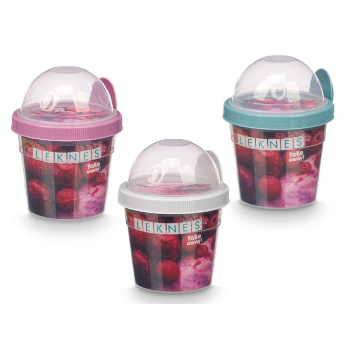 Recipiente Plastico Cuchara 500Ml Surtidos Col Leknes 11X14CM (24 Unidades) 1 Recipiente Plastico Cuchara 500Ml Surtidos Col Leknes 11X14CM (24 Unidades) 1