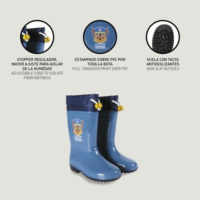 Botas de Agua Infantiles The Paw Patrol Azul 1 Botas de Agua Infantiles The Paw Patrol Azul 1