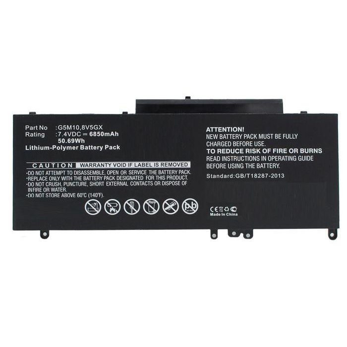 CoreParts Batería de Portátil para Dell Latitude 14 / 14 5000 Series 45.60Wh 4 Celdas Li-Pol 7.6V 6000mAh Negra