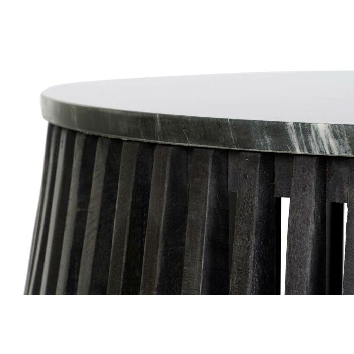 Mesa auxiliar DKD Home Decor Negro Mármol 90 x 90 x 45 cm Madera de mango 1 Mesa auxiliar DKD Home Decor Negro Mármol 90 x 90 x 45 cm Madera de mango 1