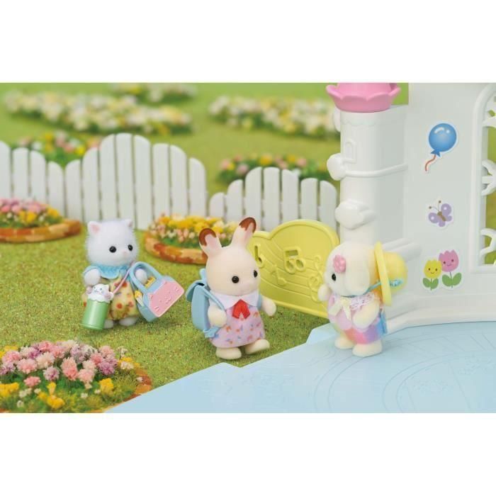 El dúo de bebés de paseo - SYLVANIAN FAMILIES - 5747 - Conejo de chocolate y gato persa con accesorios 1