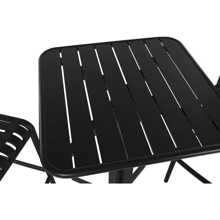 Mesa Bar Terraza Y Jardin DKD Home Decor Negro 60 x 102 x 60 cm Set de 3 1 Mesa Bar Terraza Y Jardin DKD Home Decor Negro 60 x 102 x 60 cm Set de 3 1