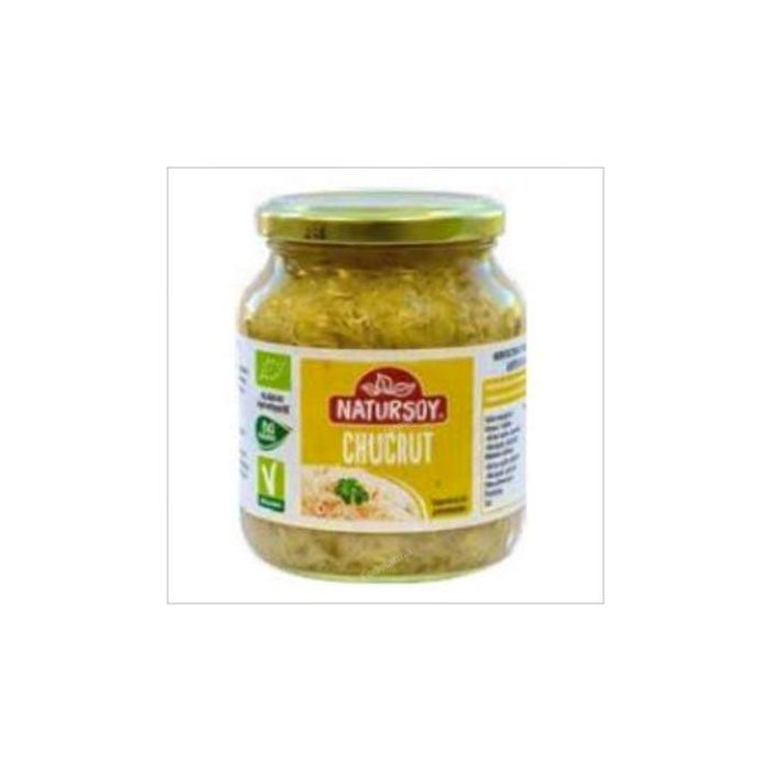 NATURSOY Chucrut ecológico fermentado de col blanca y enebro 360g