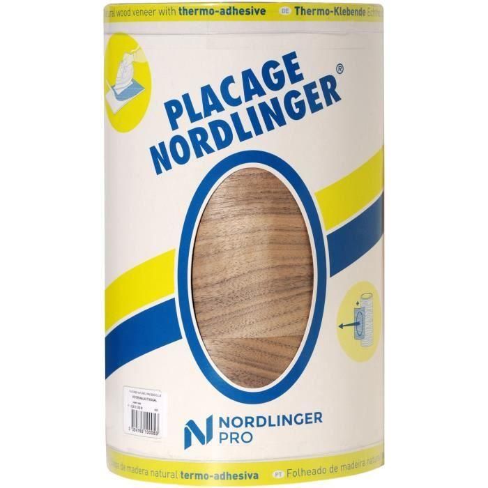 Chapa - NORDLINGER PRO - 0,25 mx 2,50 m - Sin pegar - Nogal 1 Chapa - NORDLINGER PRO - 0,25 mx 2,50 m - Sin pegar - Nogal 1