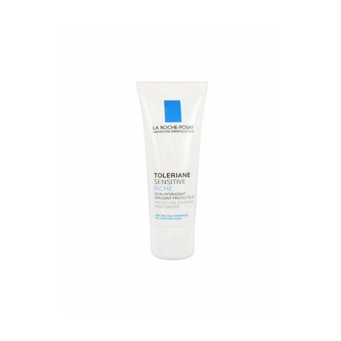 La Roche-Posay Toleriane Sensitive Riche Crema Facial Hidratante 48h para Piel Sensible y Seca. Calma, Repara Barrera Cutánea 40 ml