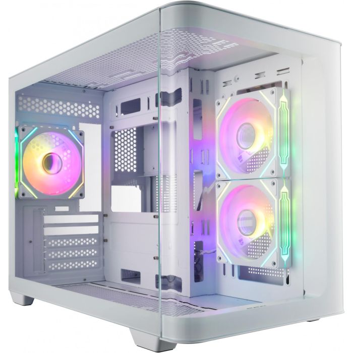 FSP S380-WA Midi FSP Torre Blanca Micro ATX/Mini-ITX PC Juego con Iluminación ARGB 0 FSP S380-WA Midi FSP Torre Blanca Micro ATX/Mini-ITX PC Juego con Iluminación ARGB 0