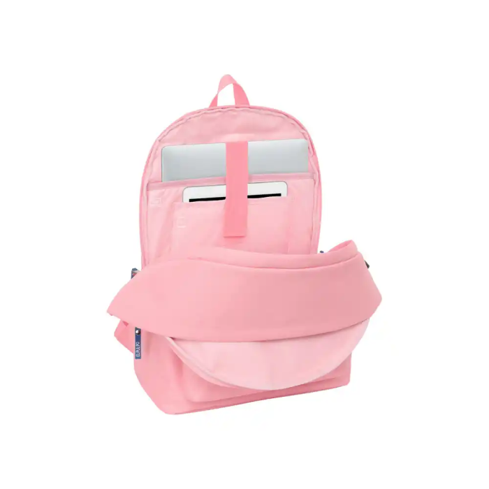Safta Mochila Doble para Portátil 15,6" + USB El Pulpo Rosa 31x44x18 cm 4