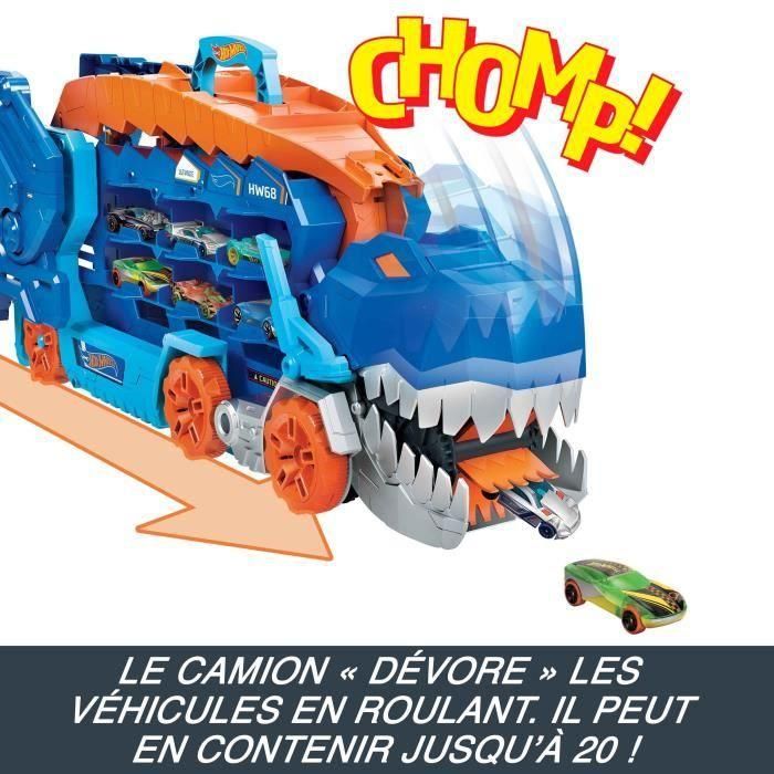Hot Wheels HNG50 Mega Transportador Dino para Vehículos 3