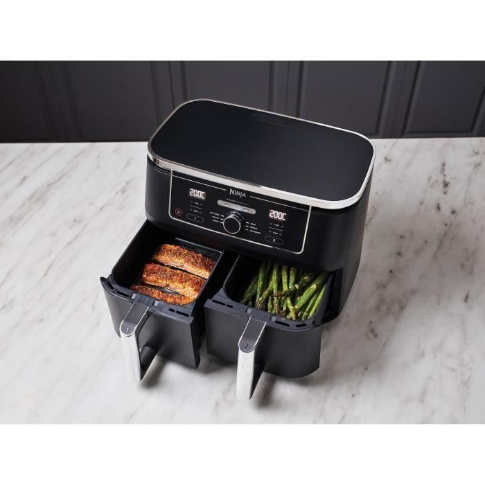 Freidora de Aire Ninja Foodi Max AF400EU 9.5L, 6 en 1 con Compartimento Doble, Max Crisp, Apto para 8 Personas 4 Freidora de Aire Ninja Foodi Max AF400EU 9.5L, 6 en 1 con Compartimento Doble, Max Crisp, Apto para 8 Personas 4