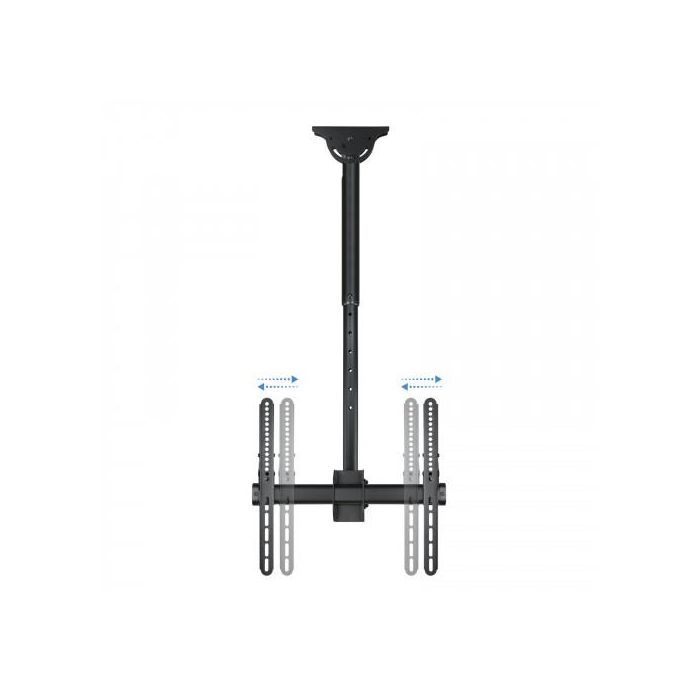 Tooq Soporte de Techo para TV/Monitor LPCE1155TSLI-B Giratorio Inclinable Extensible 139,7 cm (55") Negro 5 Tooq Soporte de Techo para TV/Monitor LPCE1155TSLI-B Giratorio Inclinable Extensible 139,7 cm (55") Negro 5