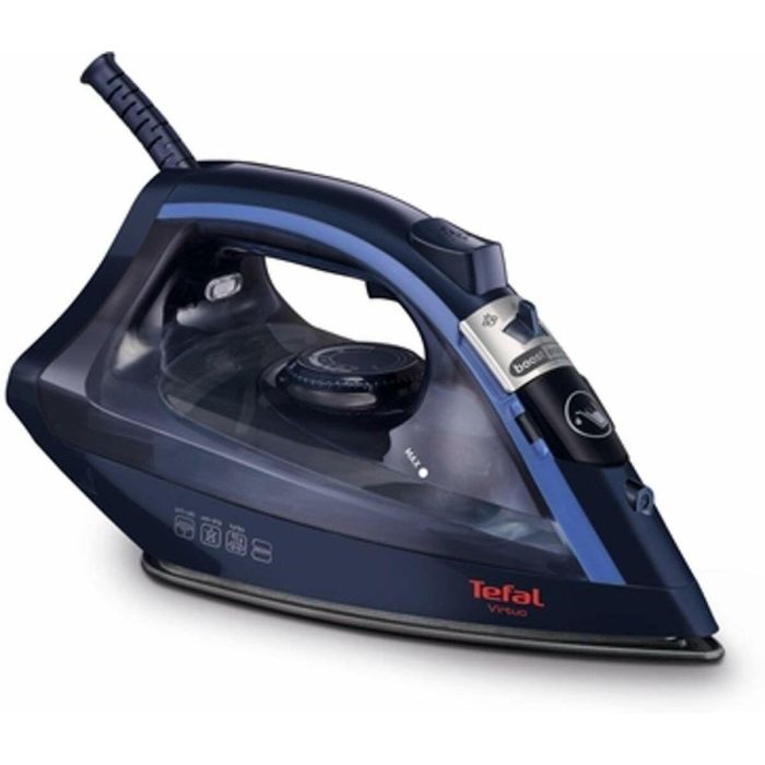 Tefal FV 1713 Plancha Vapor-Seco Virtuo 2000W, Golpe Vapor 90g/min, Vapor Continuo 24g/min, Función Antical Azul 4 Tefal FV 1713 Plancha Vapor-Seco Virtuo 2000W, Golpe Vapor 90g/min, Vapor Continuo 24g/min, Función Antical Azul 4