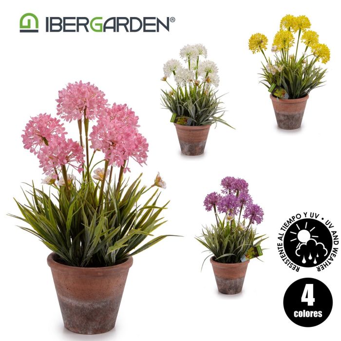 Flor Artifificial Tallos Maceta Cemento Surtidos Ibergarden 24X43CM (8 Unidades) 3 Flor Artifificial Tallos Maceta Cemento Surtidos Ibergarden 24X43CM (8 Unidades) 3