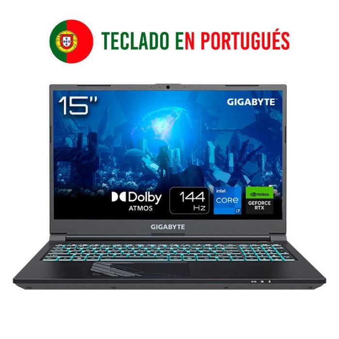 GIGABYTE Gaming G5 MF5-H2PT354KD ordenador portatil Intel® Core™ i7 i7-13620H Portátil 39,6 cm (15.6") Full HD 16 GB DDR5-SDRAM 1 TB SSD NVIDIA GeForce RTX 4050 Wi-Fi 6E (802.11ax) FreeDOS Gris GIGABYTE Gaming G5 MF5-H2PT354KD ordenador portatil Intel® Core™ i7 i7-13620H Portátil 39,6 cm (15.6") Full HD 16 GB DDR5-SDRAM 1 TB SSD NVIDIA GeForce RTX 4050 Wi-Fi 6E (802.11ax) FreeDOS Gris