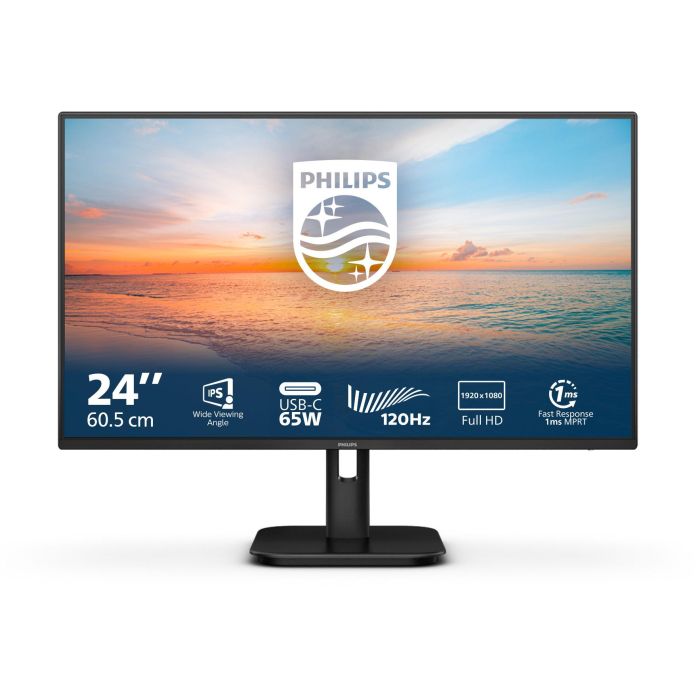 Philips 24E1N1300A Monitor 23.8" Full HD IPS 1920x1080, 100Hz, 1ms MPRT, HDMI, USB-C, Negro
