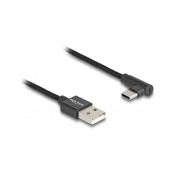 DeLOCK Cable USB 2.0 Tipo-A Macho a USB-C Macho, 3 m, Negro, Transmisión de Datos 480 Mbit/s (0.48 Gbit/s) 0 DeLOCK Cable USB 2.0 Tipo-A Macho a USB-C Macho, 3 m, Negro, Transmisión de Datos 480 Mbit/s (0.48 Gbit/s) 0