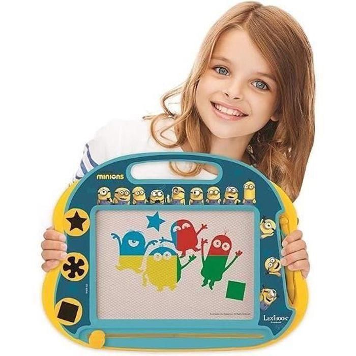 Lexibook LEX3380743082783 Pizarra Mágica Minions Formato A5 con accesorios magnéticos 4