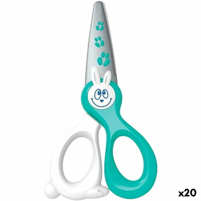 Tijeras Maped Kidikut Azul Blanco 12 cm (20 Unidades) Tijeras Maped Kidikut Azul Blanco 12 cm (20 Unidades)