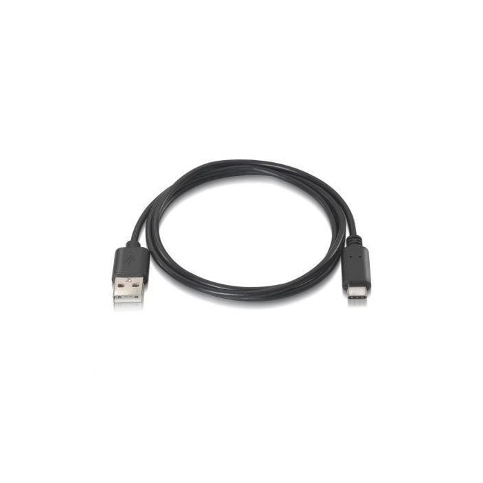 Aisens Cable USB 2.0 3A Tipo C a USB-A Negro 2m 1 Aisens Cable USB 2.0 3A Tipo C a USB-A Negro 2m 1