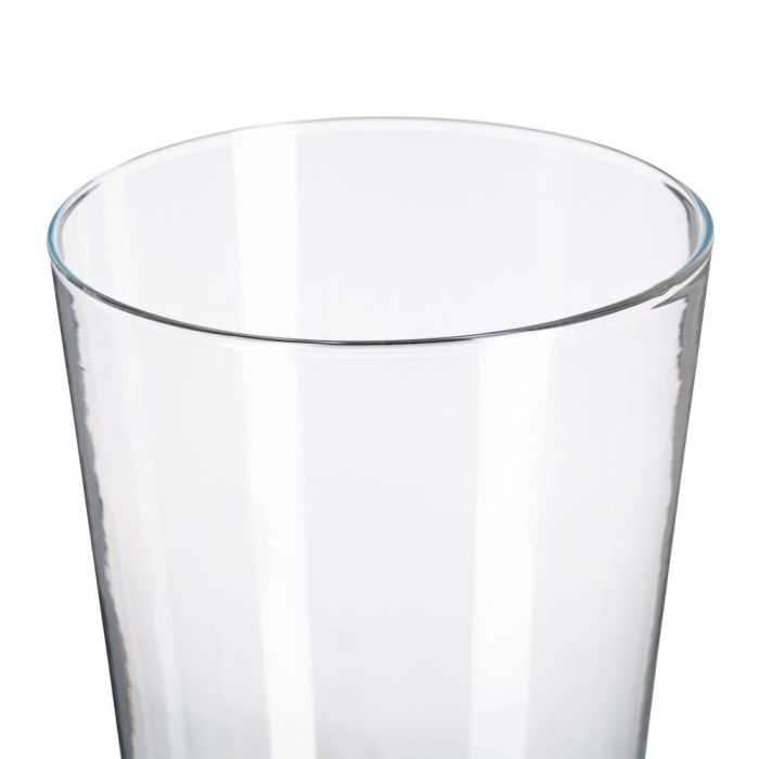 Jarrón Transparente Cristal Decoración 13 X 13 X 30 cm