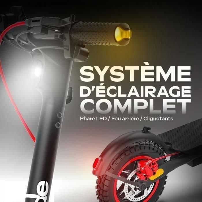 Patinete eléctrico - URBANGLIDE - 100 PLUS - 10 - 36V - 350W - Autonomía 30KM - Freno de disco, intermitentes y luz de freno 5 Patinete eléctrico - URBANGLIDE - 100 PLUS - 10 - 36V - 350W - Autonomía 30KM - Freno de disco, intermitentes y luz de freno 5