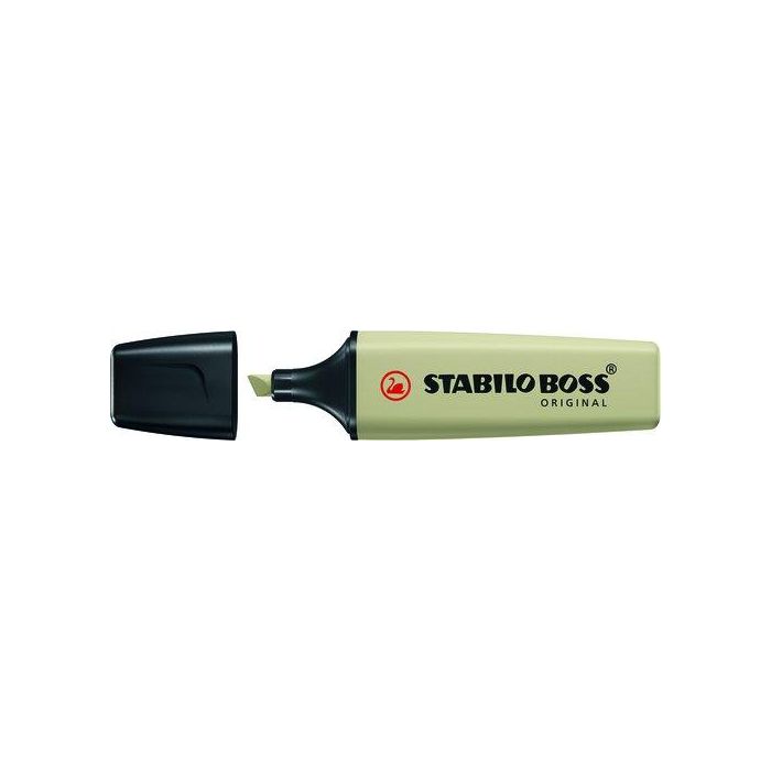 Marcador Fluor Stabilo Boss 70 Nature Colors Verde Barro 10 unidades