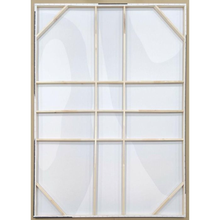 Lienzo Home ESPRIT Blanco Azul marino Moderno Urbano 140 x 3 x 180 cm (2 Unidades) 1