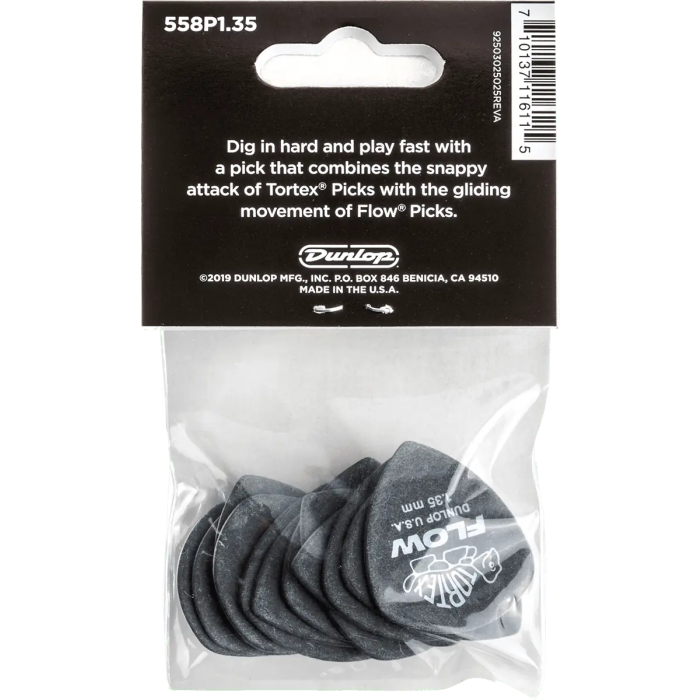 Dunlop Pack 12 Púas Tortex Flow - 1,35 Mm 4
