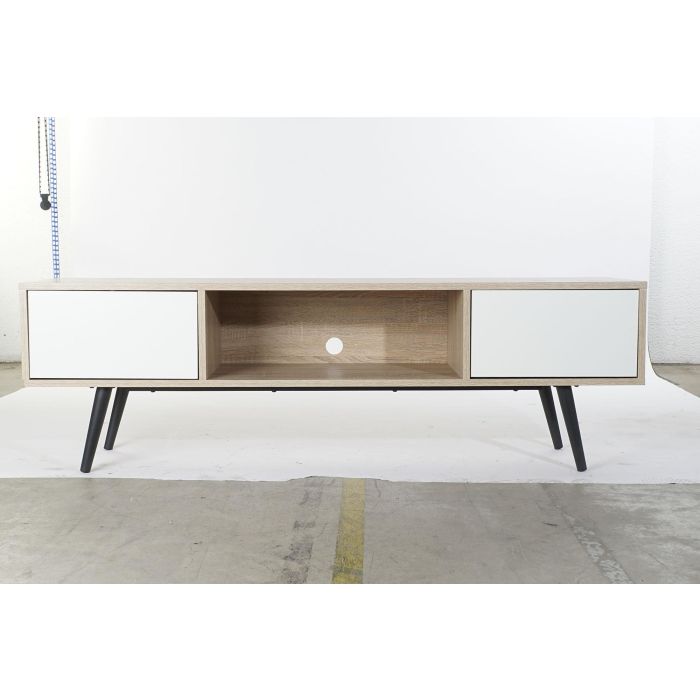 DKD Home Decor Mueble Tv Urban Blanco Natural 160 x 40 x 50 cm 7 DKD Home Decor Mueble Tv Urban Blanco Natural 160 x 40 x 50 cm 7